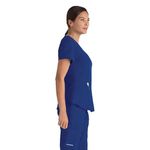 Breeze Womens Scrub Top Gal Blue L