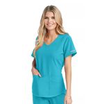 Breeze Womens Scrub Top Tur 4Xl