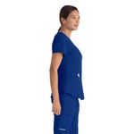 Breeze Womens Scrub Top Gal Blue 2Xl