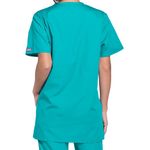 Prof V-Neck Scrub Top Teal Blue 2Xs