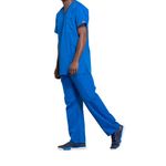 Prof V-Neck Scrub Top Ro Blue M