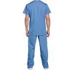 Prof V-Neck Scrub Top Ceil Blue L
