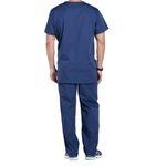 Prof V-Neck Scrub Top Navy Xl