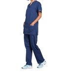 Prof V-Neck Scrub Top Navy Xl