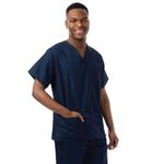 Unisex Lwt Scrub Top Navy S