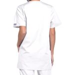 Prof V-Neck Scrub Top White 2Xl