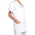 Prof V-Neck Scrub Top White 3Xl