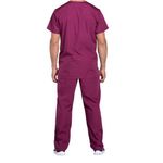 Prof V-Neck Scrub Top Wine 3Xl