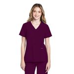 Originals Ultra Vneck Top Wine 2Xs
