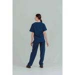 Eco Stretch Scrub Top Navy L