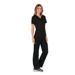 Revolution Mock Wrap Top Black L
