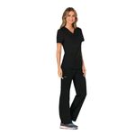 Revolution Mock Wrap Top Black M