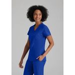 One Racer Scrub Top Cobalt Xl