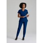 One Racer Scrub Top Indigo 3Xl