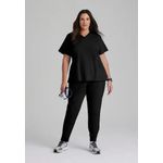 One Pulse Scrub Top Black 2Xs