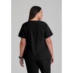 One Pulse Scrub Top Black 5Xl