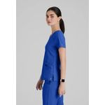 One Pulse Scrub Top Cobalt 3Xl