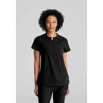 One Flux Scrub Top Black 5Xl