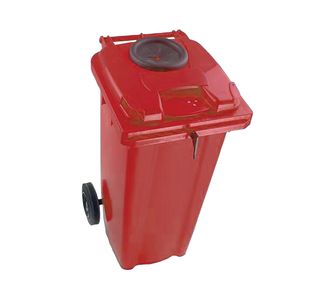 2Work Wheelie Bin 360L Bot/Lock