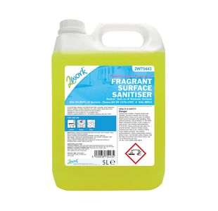2Work Fragrant Surface Sanitiser 5L