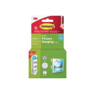 Command Pic Hang Strip S Wht Pk24