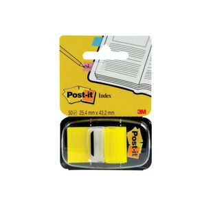 3M Post-It Index Yellow 25Mm