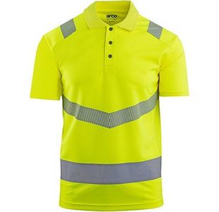 Yellow Hi-Vis Polo Shirt 3Xl