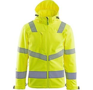 Ylw Hi-Vis Softshell Jacket 2Xl