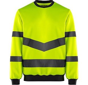 Yellow Hi-Vis Sweatshirt M