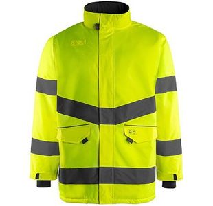 Ylw Waterproof Hi-Vis Coat 2Xl