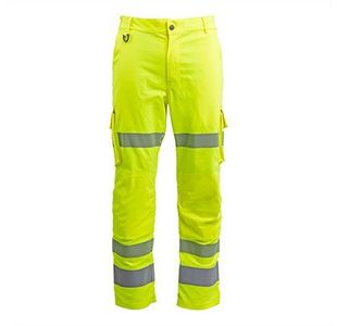 Ylw Hi-Vis Cargo Trousers 42R