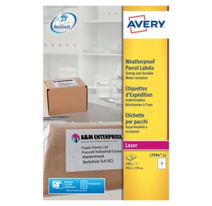 Avery Wprf Ship Lbl 99.1X139Mm Pk100