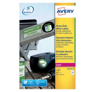 Avery Lsr Lab Hduty 24/Sht Wht Pk480