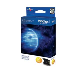 Brother Lc1280Xly Ink Cart Hy Ylw