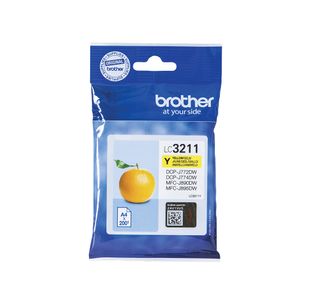 Brother Lc3211Y Ink Cart Yellow