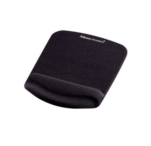 Plush Touch Mousepad Wrist Supp Blk