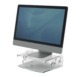 Fellowes Clarity Adj Mon Stand Clear