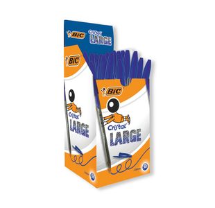 Bic Cristal Large 1.6Mm Blue Pk50