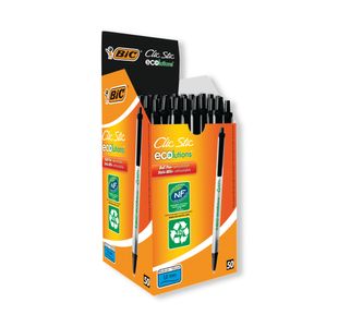 Bic Ecolutions Clic Stick Black Pk50
