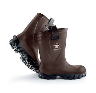 Riglitex Fur Boots 1Pr Brown 10.5 10