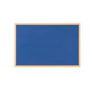 Blue Felt Notice Board 120X90Cm