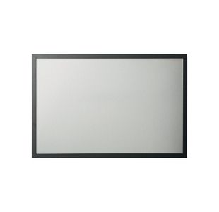 Slver Finish Magn Brd Blk 60X45Cm