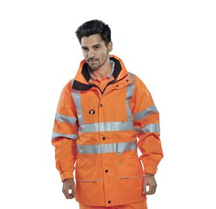 Hi Vis Carnoustie Jacket Orange 3Xl