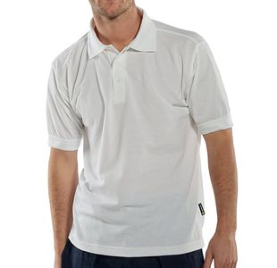 Click Short Sleeve Polo White S