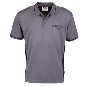 Jcb Trade Polo Grey/Black S
