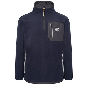Jcb Heavyweight 1/4 Zip Navy 2Xl