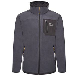 Jcb Trade Fleece Full Zip Stl Blue L