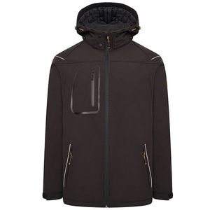 Jcb Trade Hooded Softshell Black S