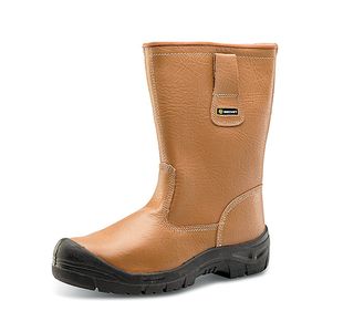 Rigger Boots 1Pr Scuff Cap Tan 7