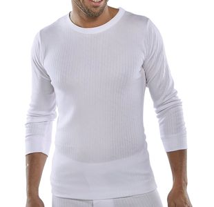 Beeswift Lng Slee Tmal Vest White Sm